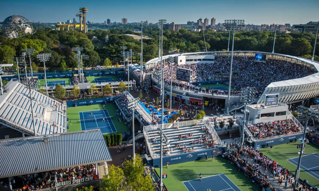 How Many Courts Are At The Us Open Tennis Time