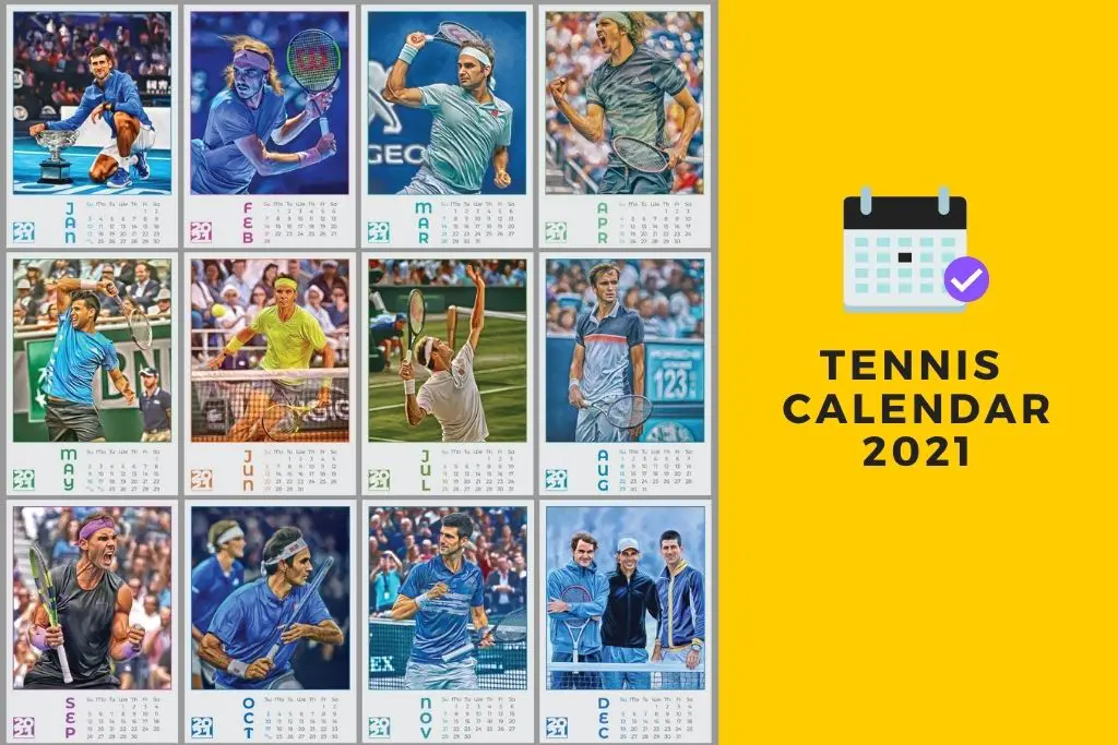Tennis Calendar 2021 by Sam Branan. Download For Free! Tennis Time